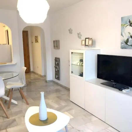 With One Bedroom In With Wonderful Mountain View Shared Pool Terrace 950 M From The Beach Apartament